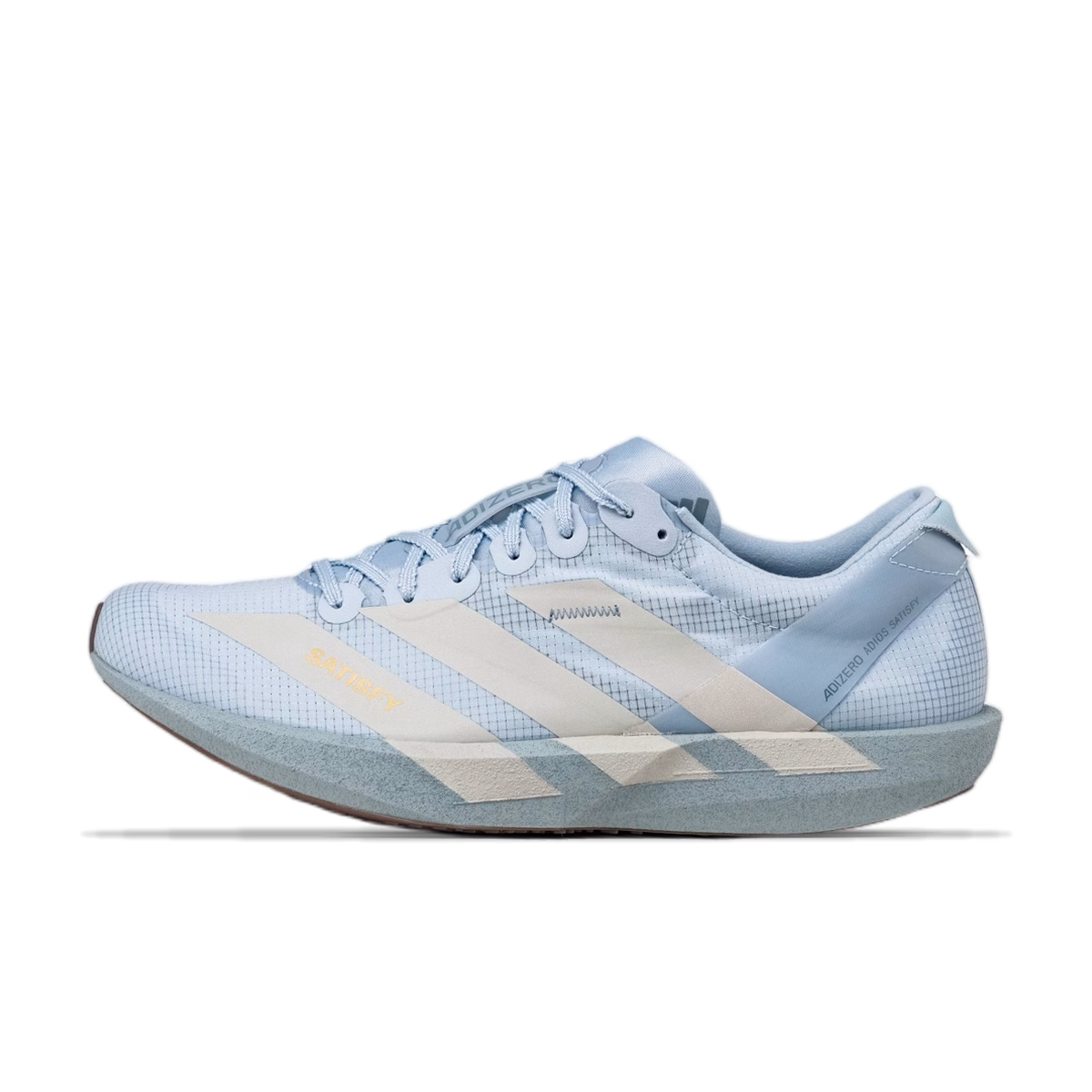 Satisfy x adidas Adizero Adios 'Wonder Blue'