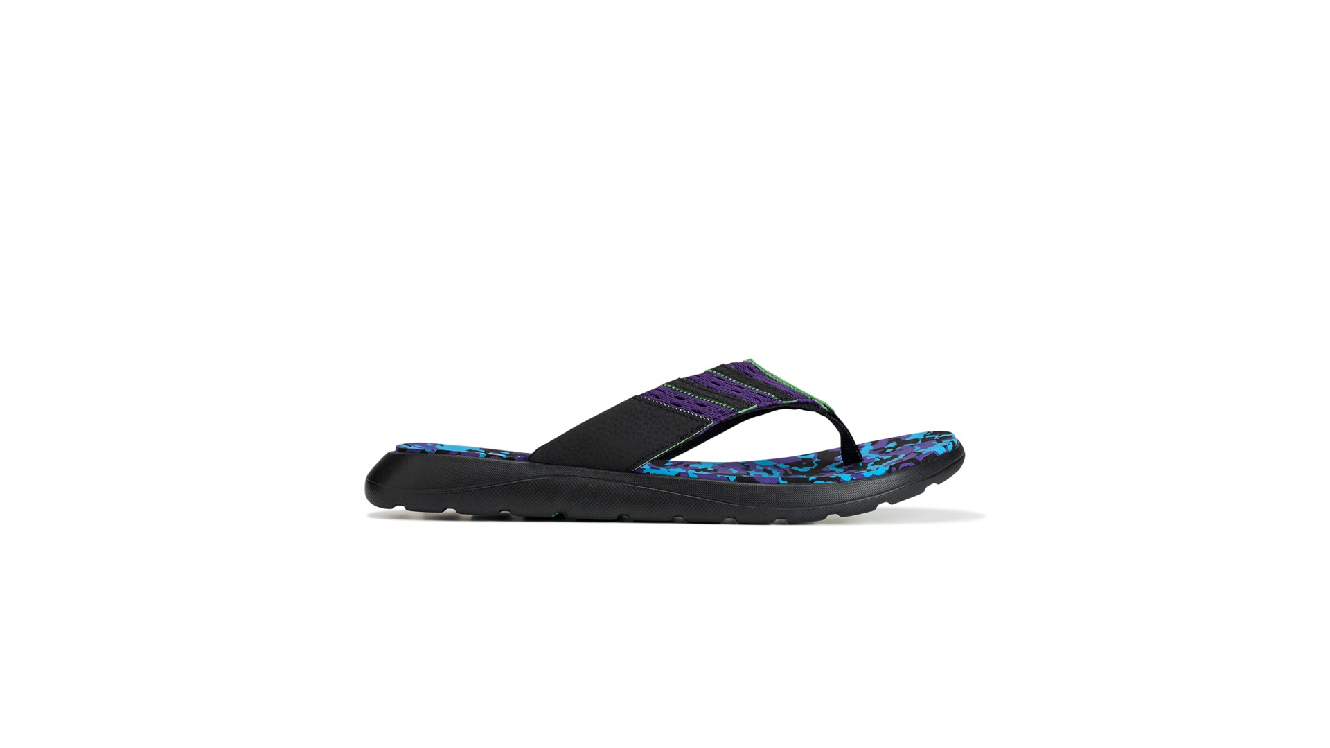 Always Do What You Should Do x adidas comfort flip flop side view