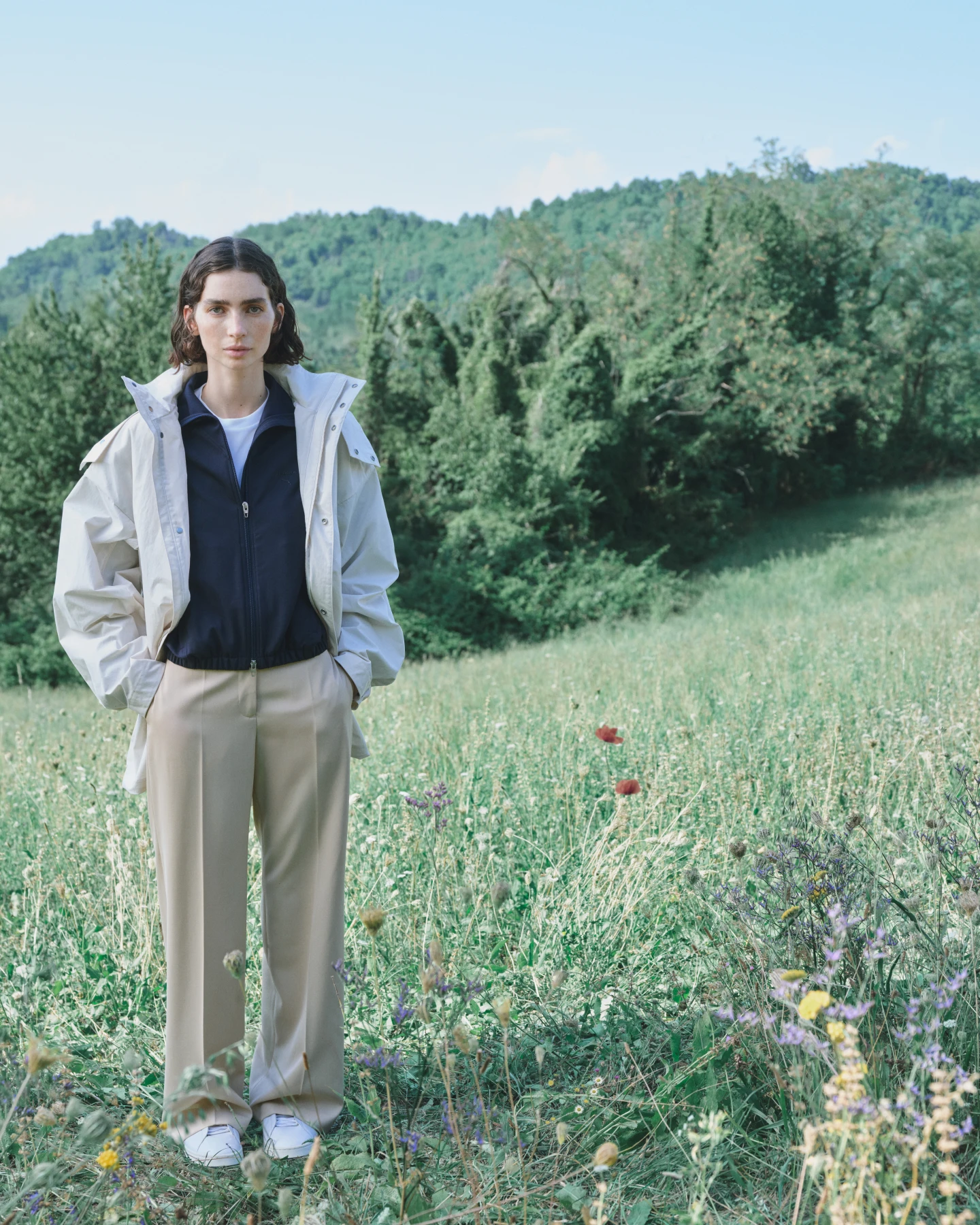 Meadow Walker in the PUMA x JIL SANDER campaign