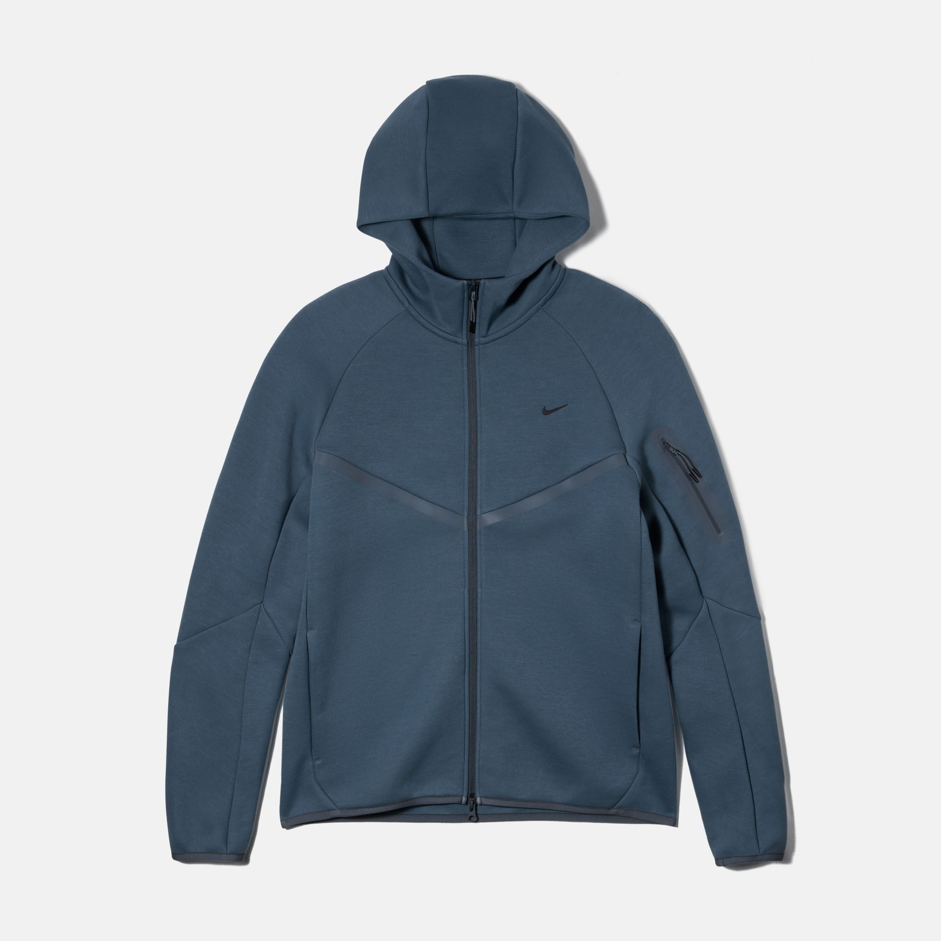 Nike Tech Fleece full-zip hoodie in teal blue