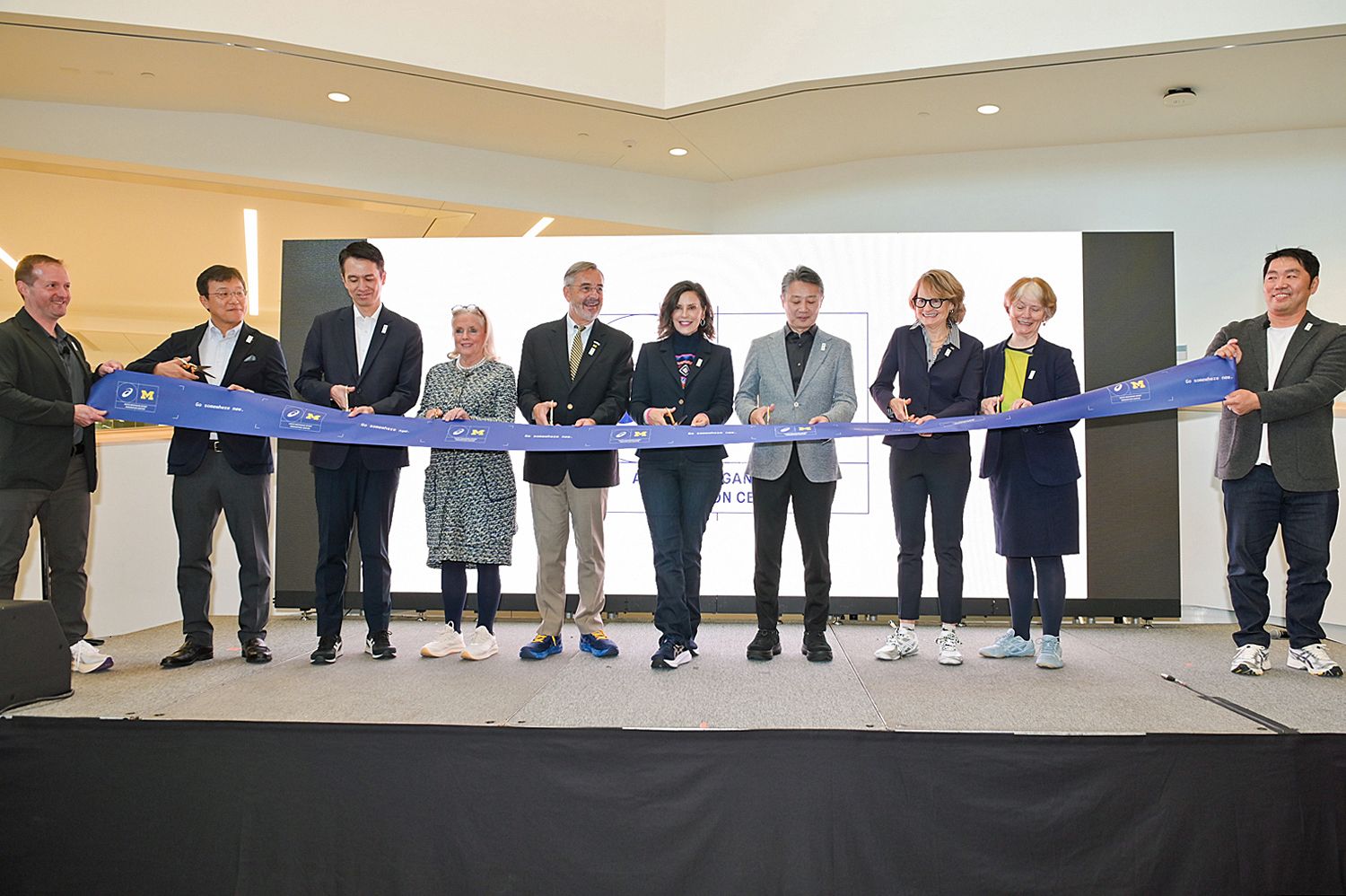 Opening of the AMSI Lab with ASICS, the University of Michigan and Governor Gretchen Whitmer