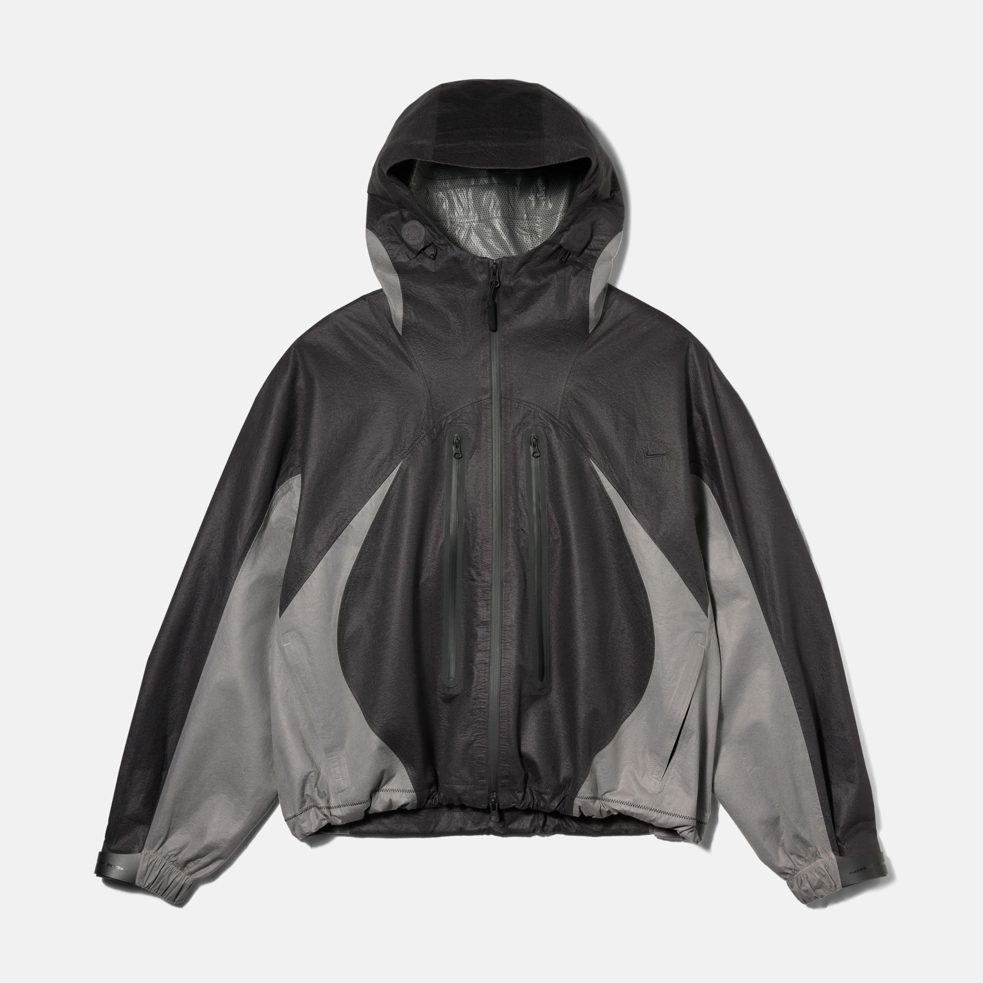 Nike Tech SF3 jacket in dark and light grey