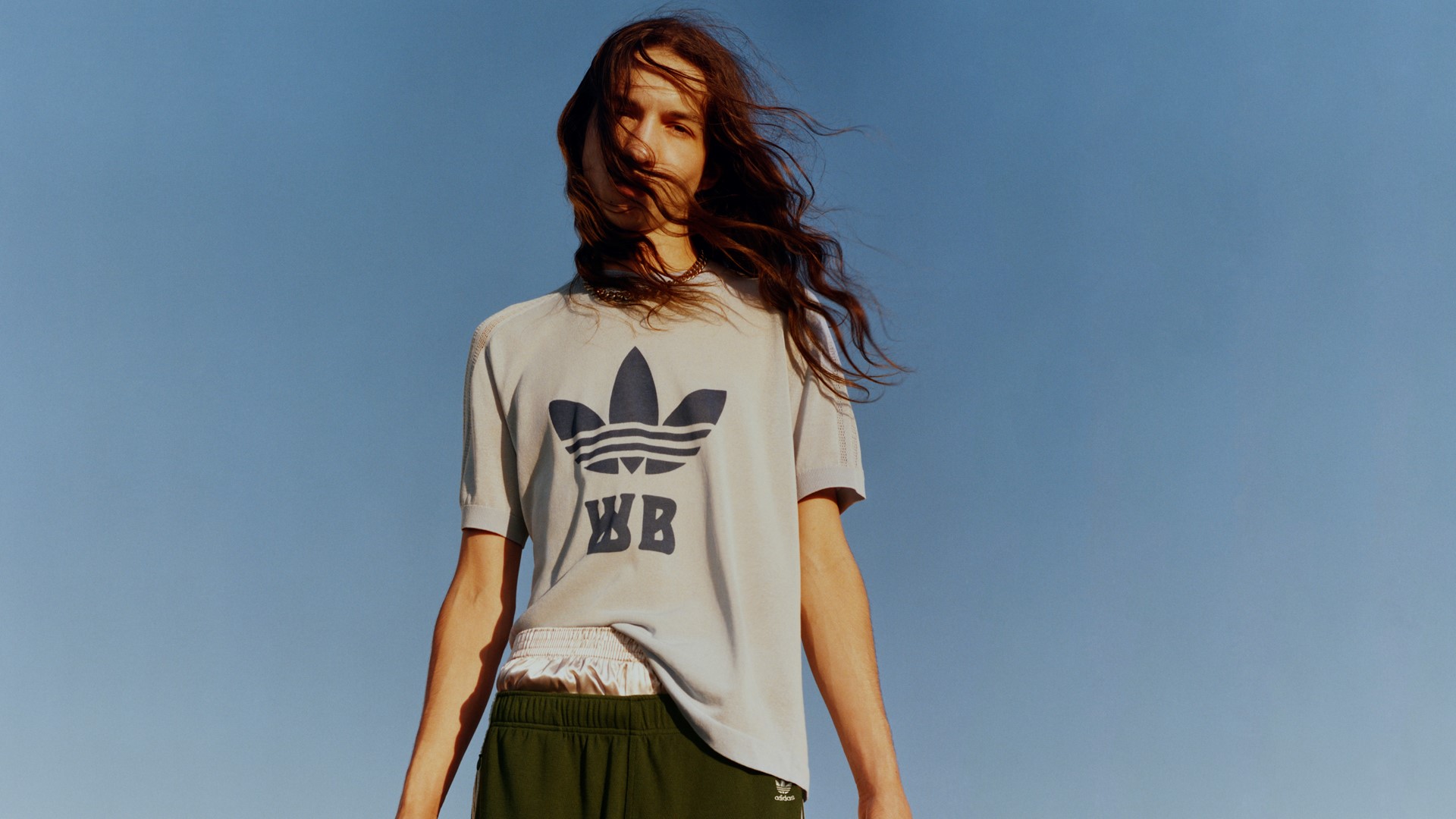 Wales Bonner x adidas FW26 campaign T-shirt