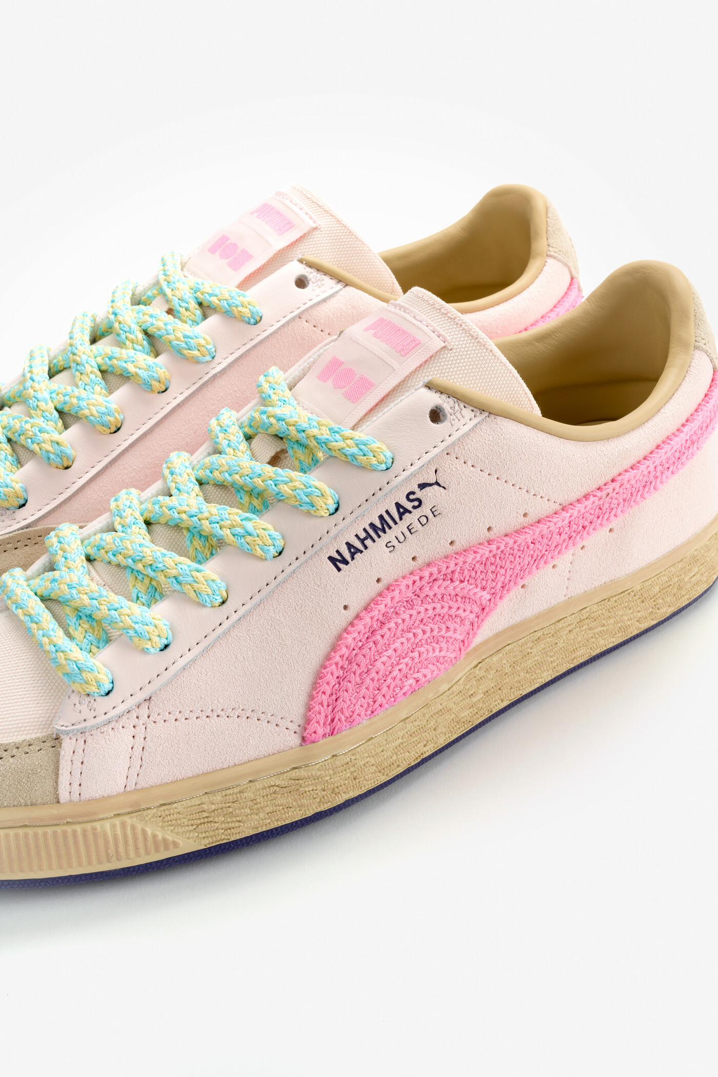 PUMA x Nahmias Suede Crochet Jasmine Flower