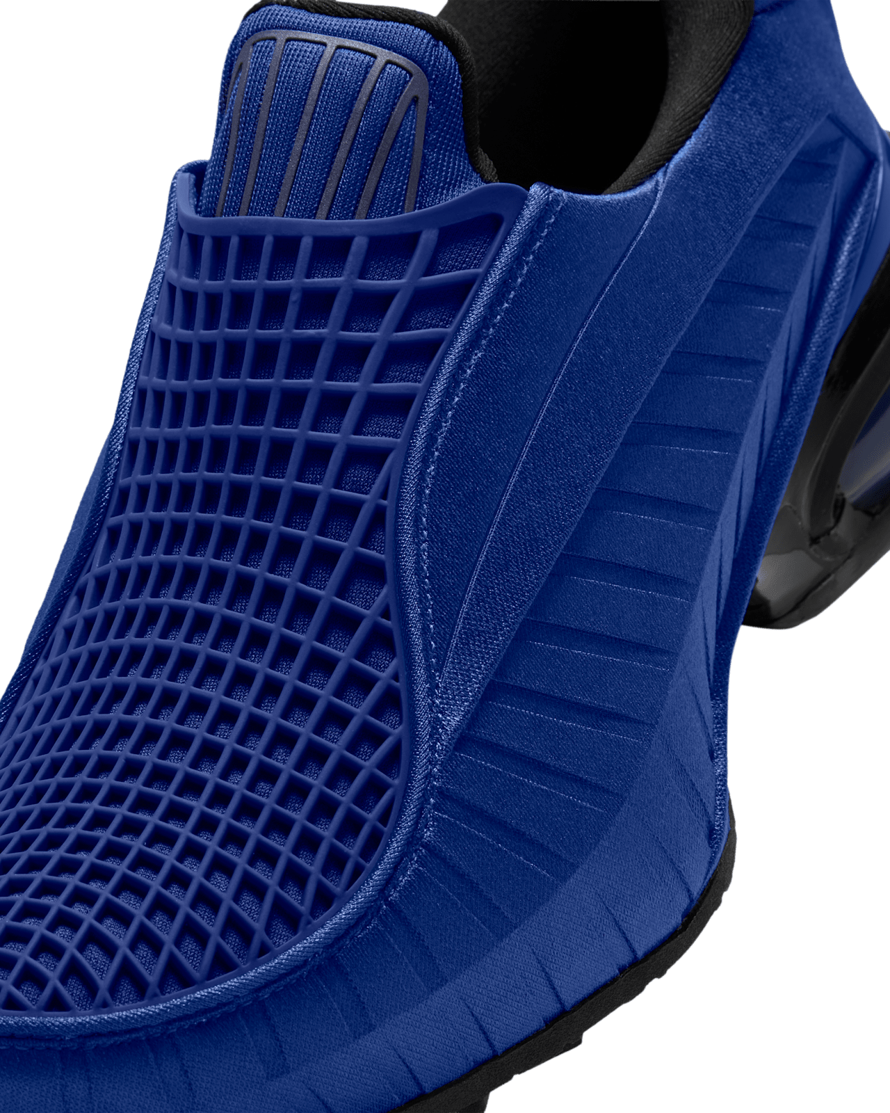 Detail der blauen Käfigkonstruktion am Nike Air Max Dolce „Old Royal“