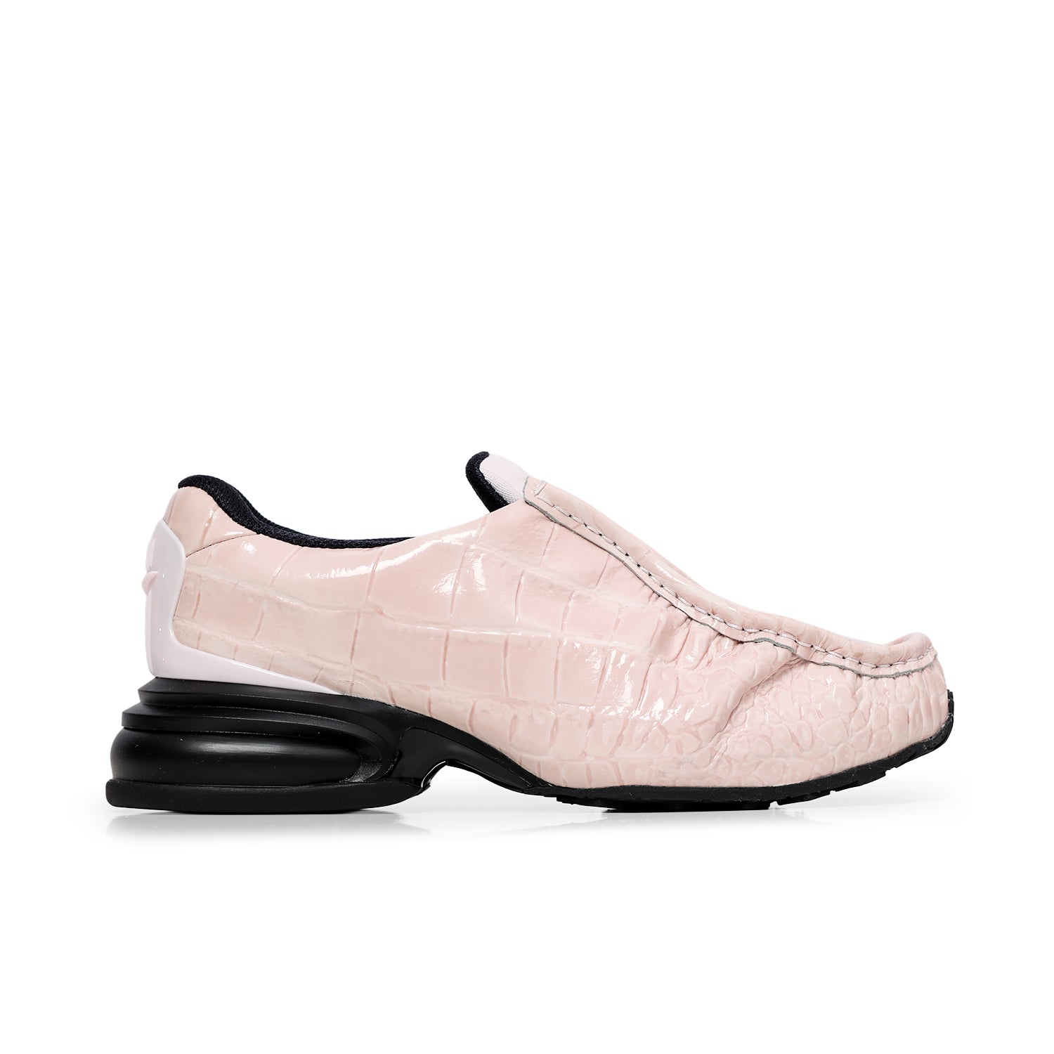 Nike Air Max Dolce Leather Pink Croc-Skin Seitenansicht