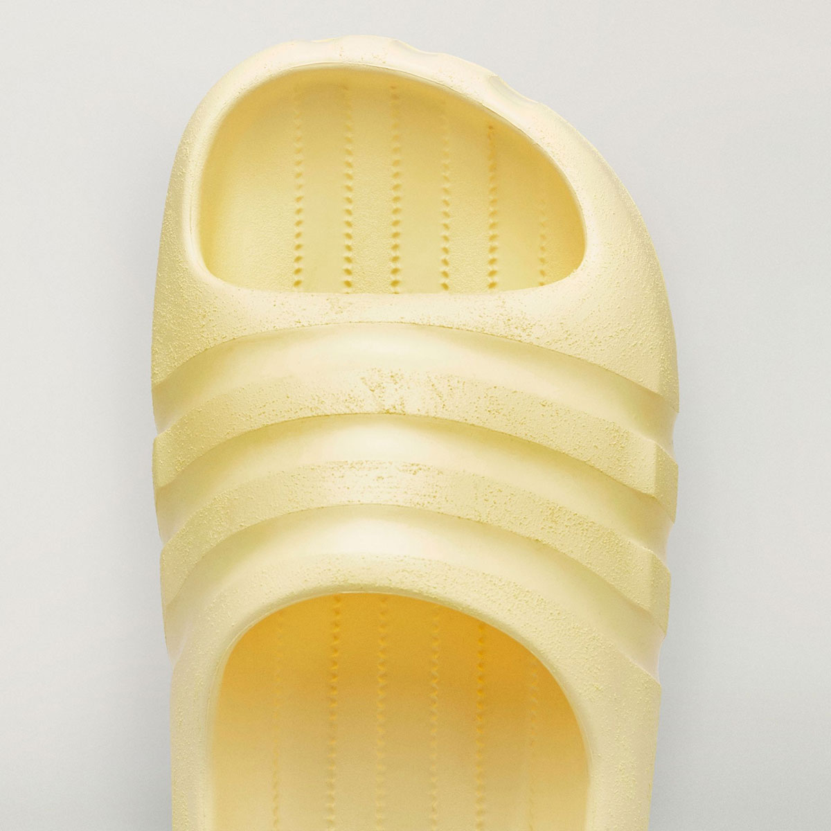Footbed of the Bad Bunny x adidas BadBo Stone Slide in yellow