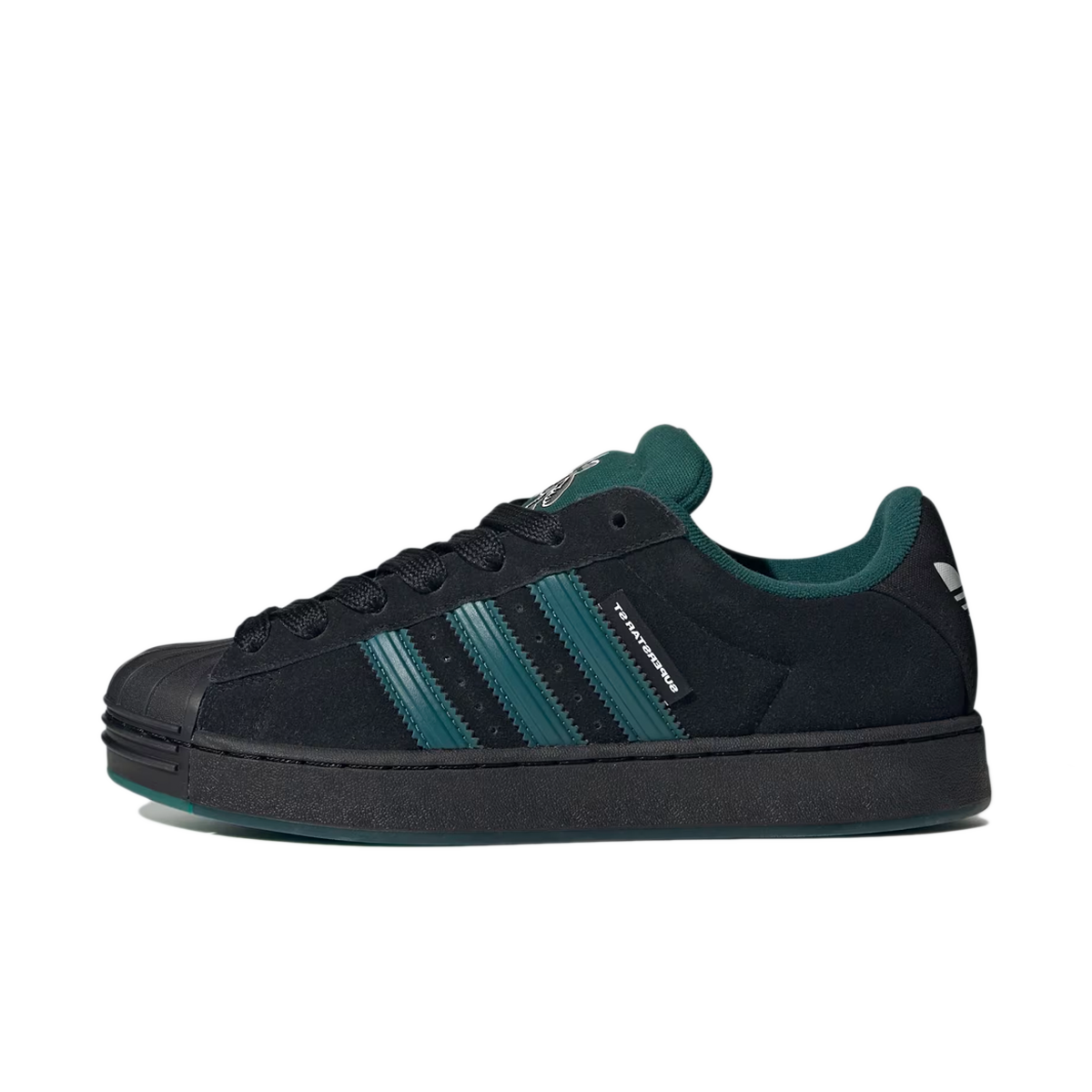 adidas Superstar St 'Core Black & Rich Green' | KI2987 | Sneakerjagers