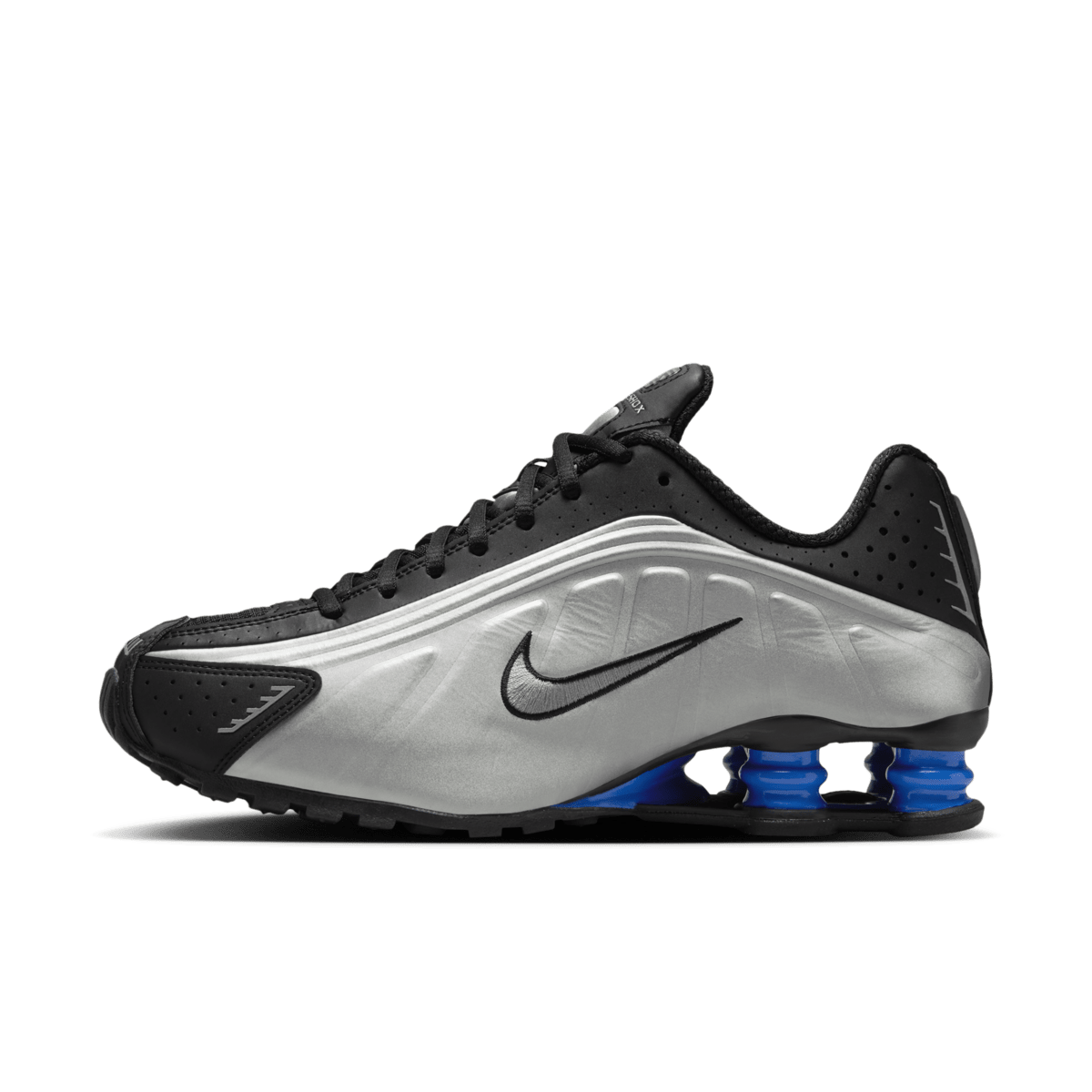 Nike Shox R4 'Metallic Silver & Blue' | AR3565-006