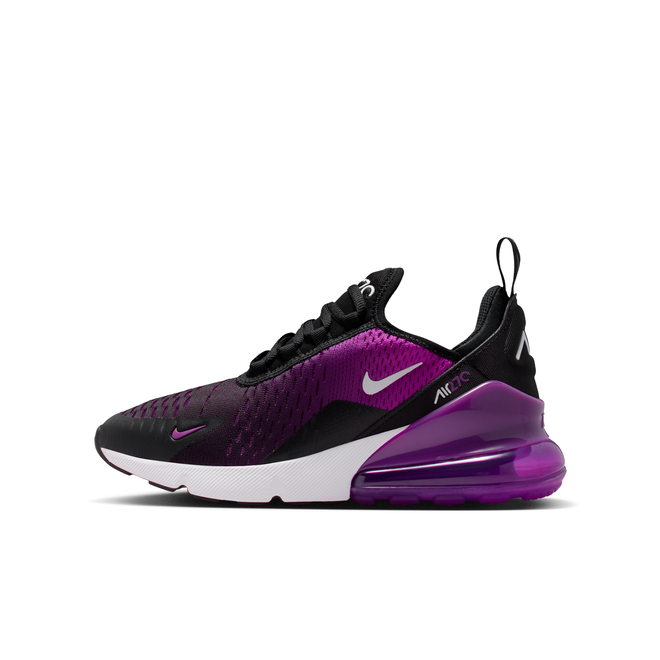 Nike Air Max 270 Black Vivid Purple (gs) | 943345-044 | Sneakerjagers