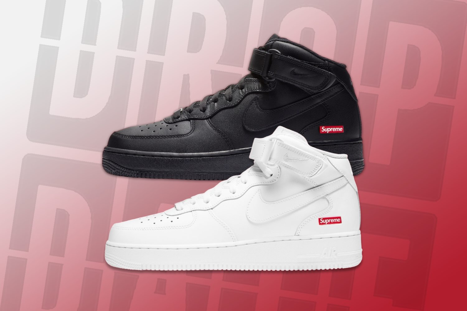 Supreme Box Logo Graces the Nike Air Force 1 Mid | The Drop Date