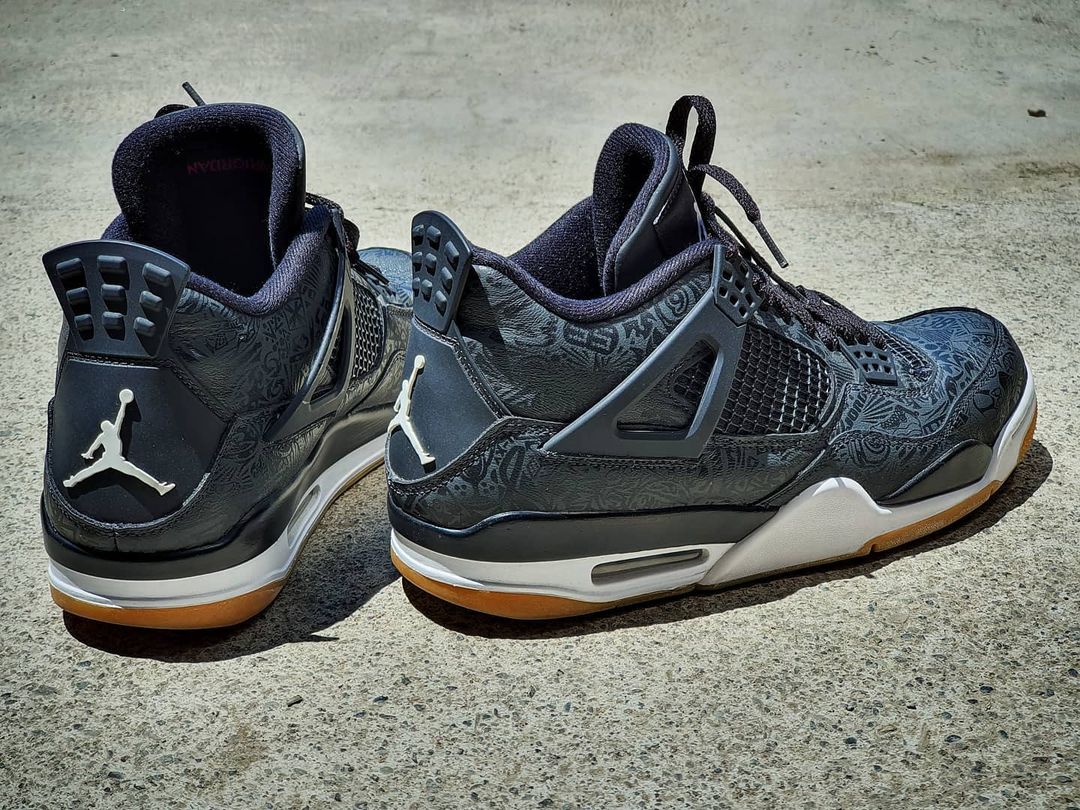 Jordan 4 Retro Laser Black Gum