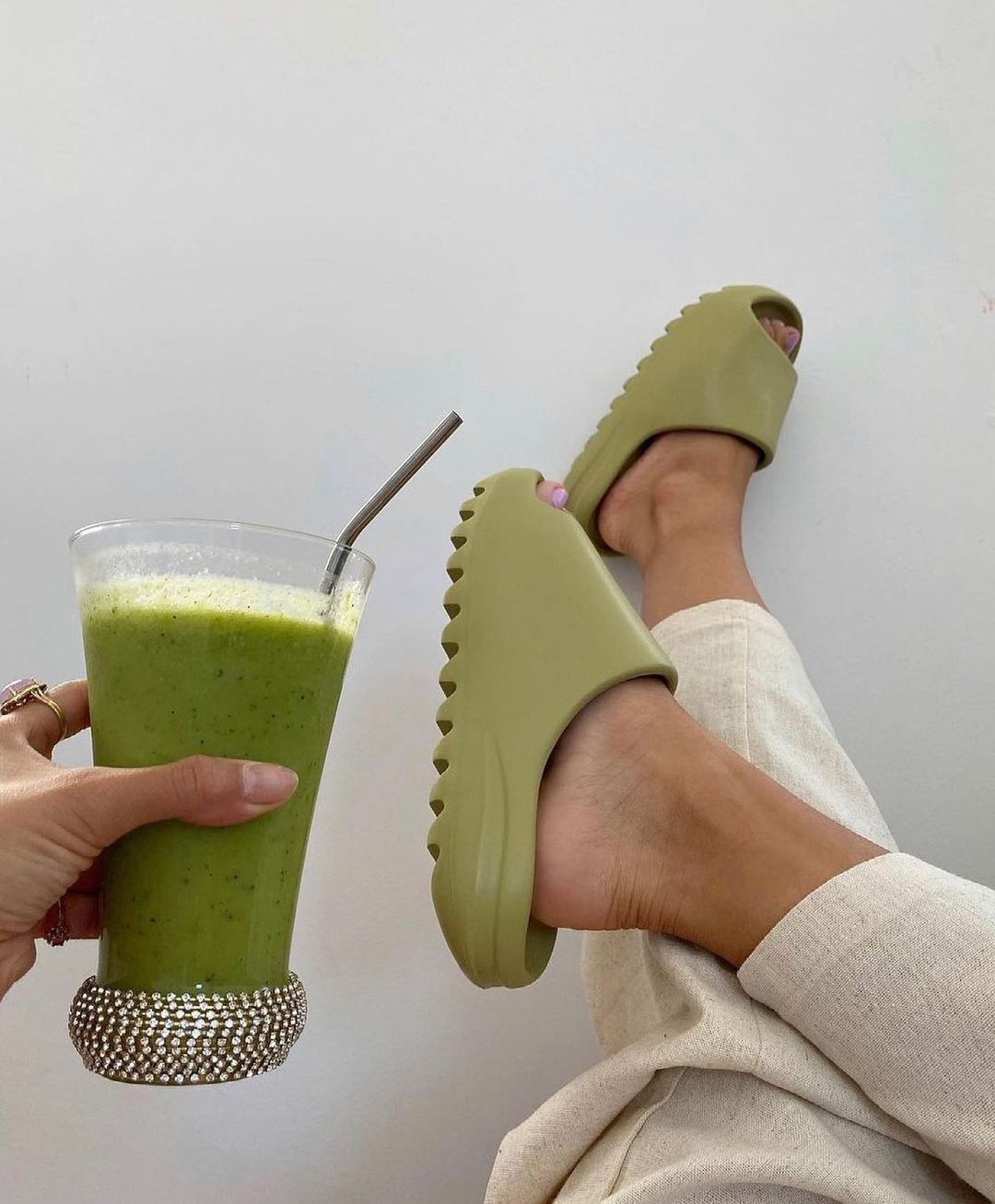 Yeezy Slide Grün