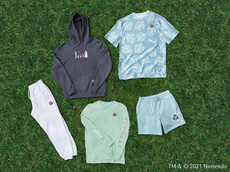 Animal Crossing New Horizons PUMA clothing