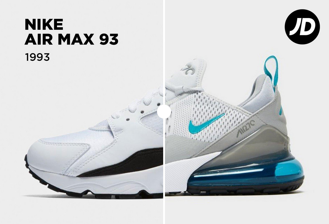 Nike Air Max 93 vs 270