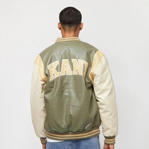 Karl Kani Block Fake Leather College jacket