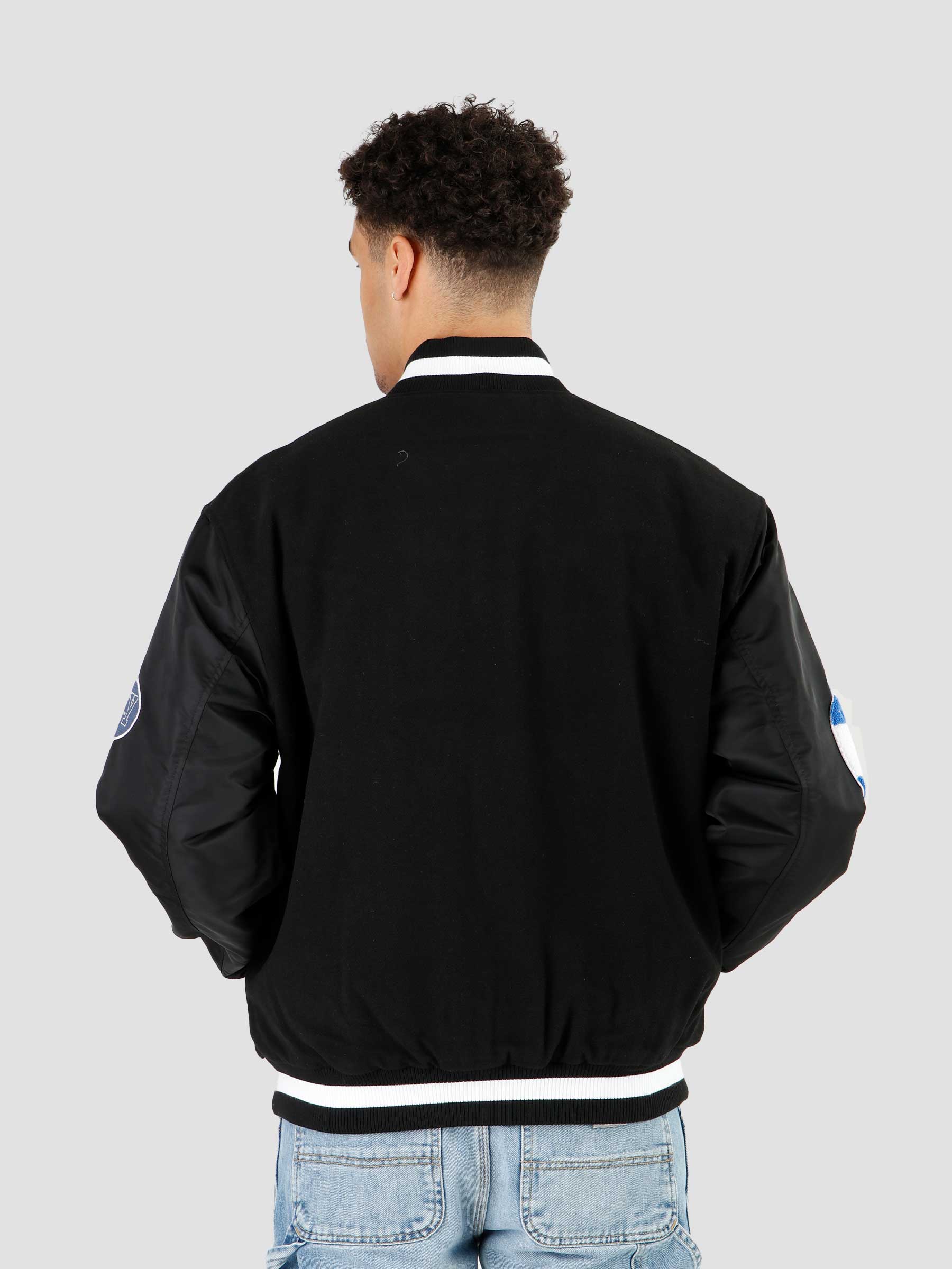Tommy Jeans TJM Letterman Jacket Black