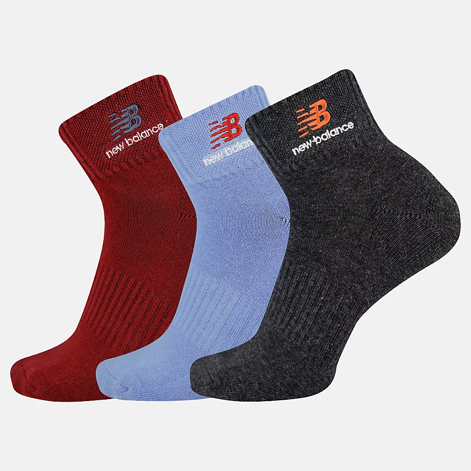 New Balance Ankle Embroidery 3 Pair