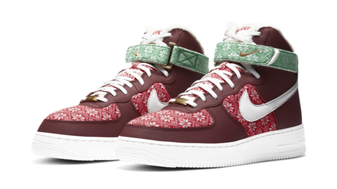 nike air force 1 high ugly sweater