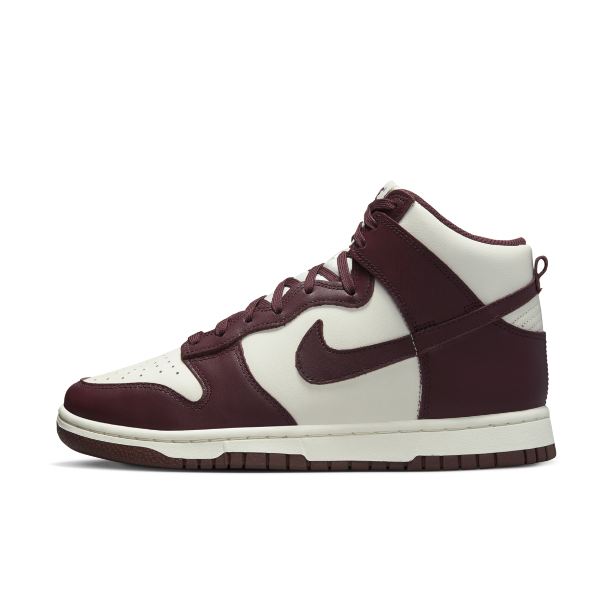Nike Dunk High 'Burgundy Crush'