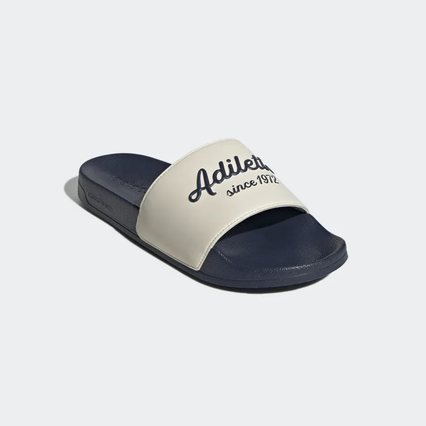 adilette blau beige vintage
