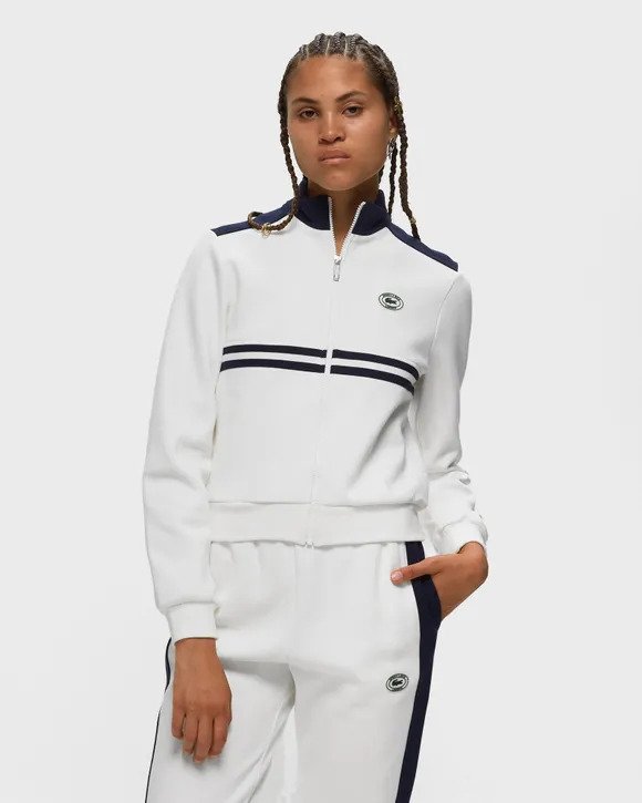 SPORTY & RICH LACOSTE PIQUE TRACK JACKET