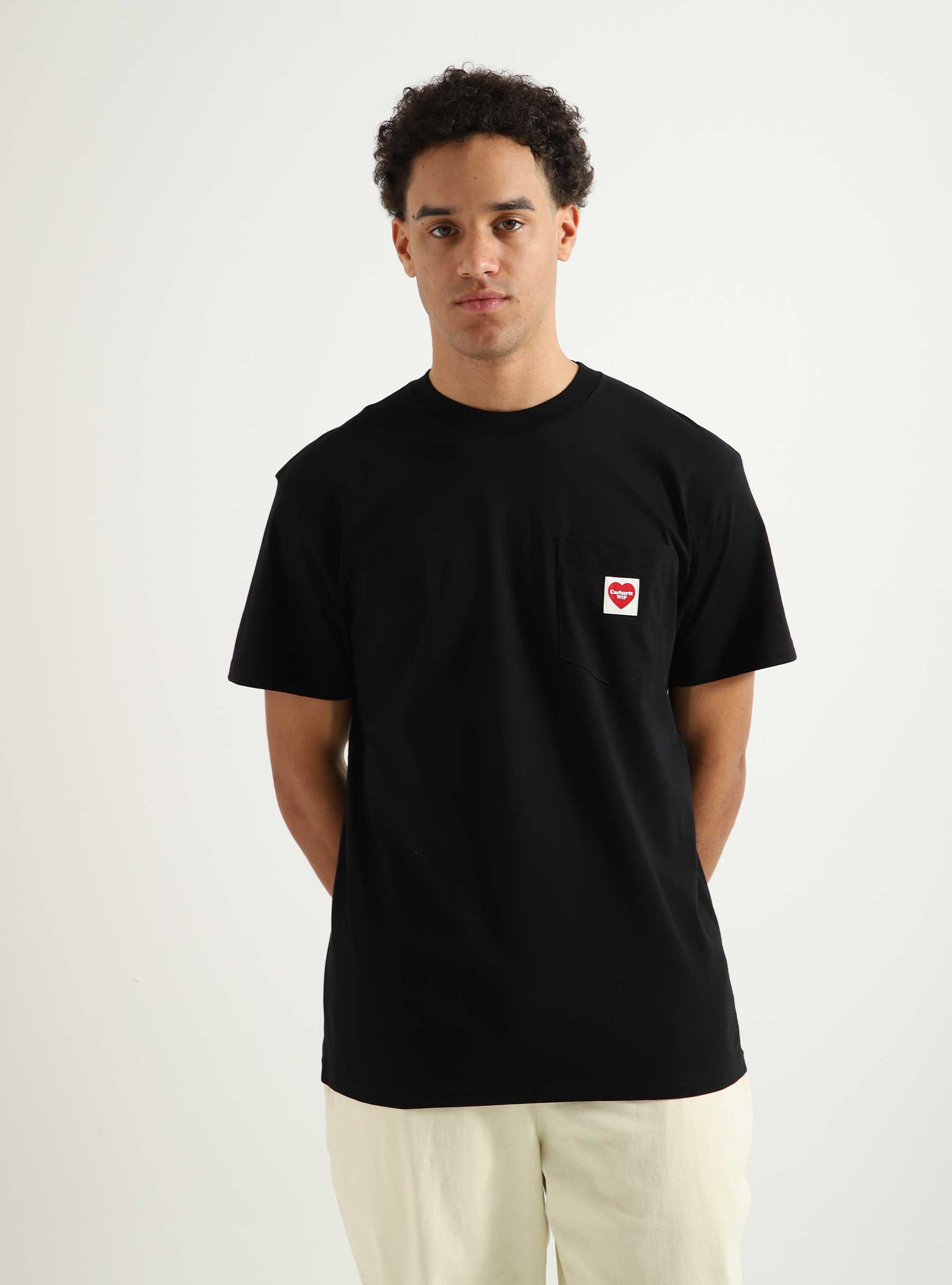 Carhartt WIP Pocket Heart T-Shirt Black