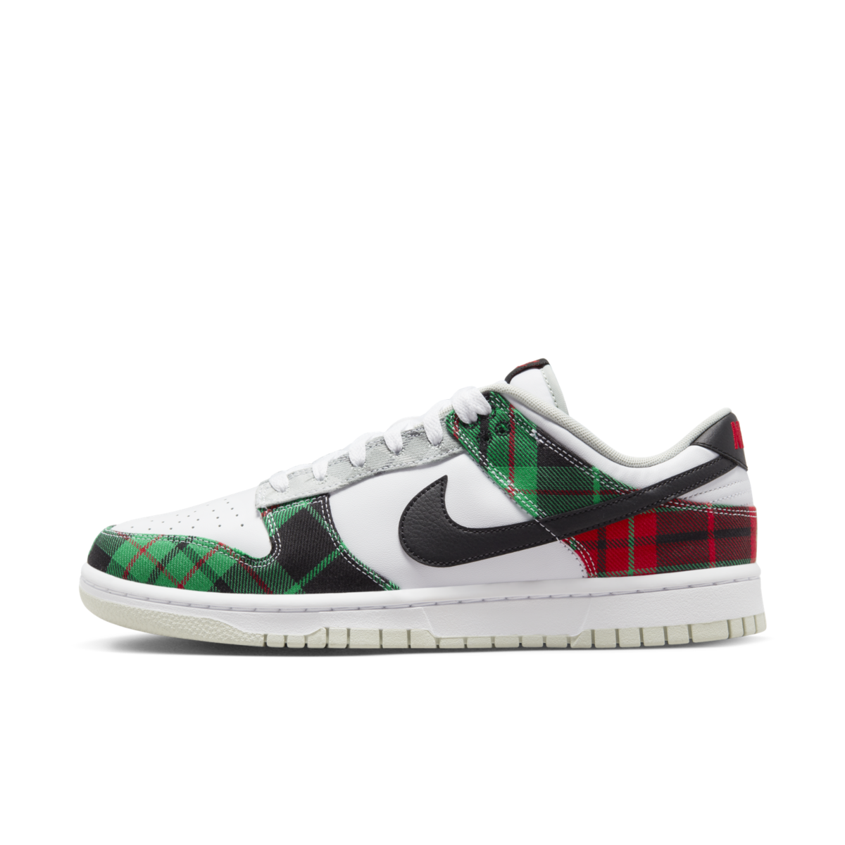 Nike Dunk Low 'White' - Plaid Pack