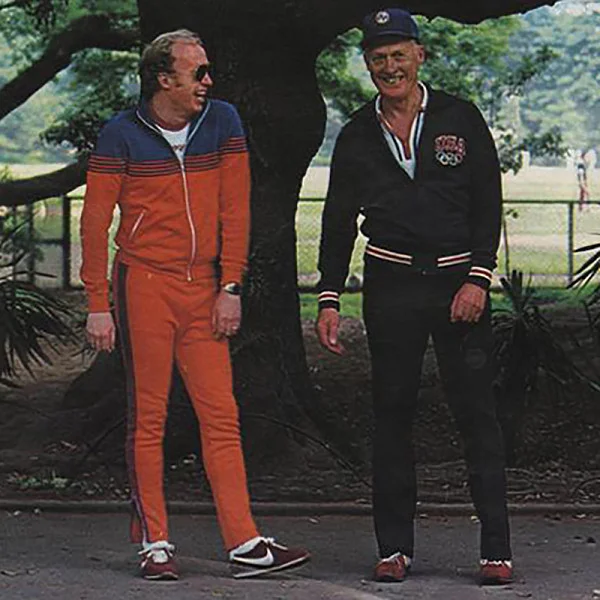 Phil Knight en Bill Bowerman