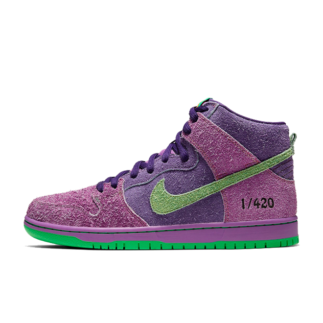 Nike SB Dunk High 420 'Purple Skunk'