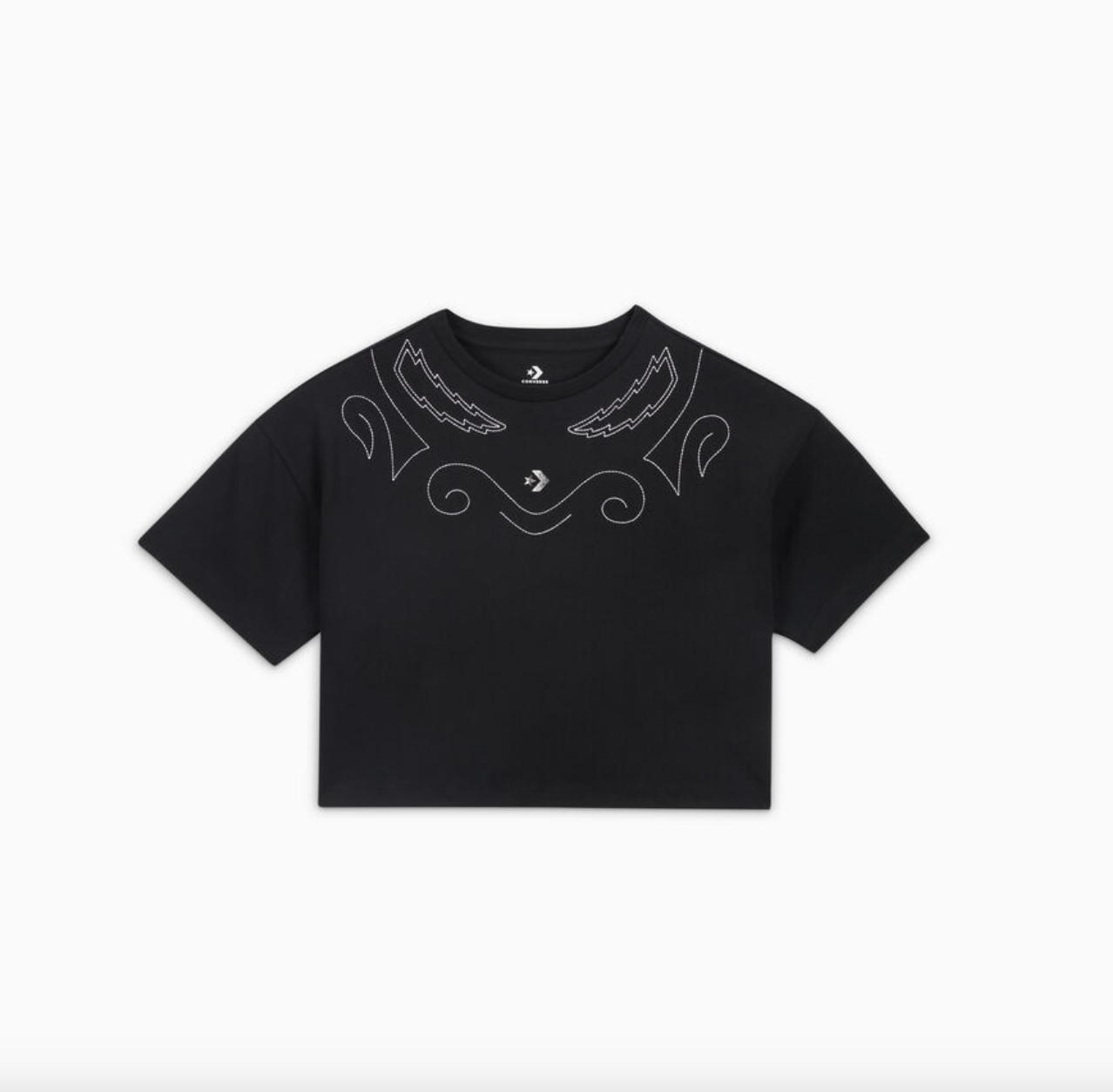 converse crop shirt pirde 