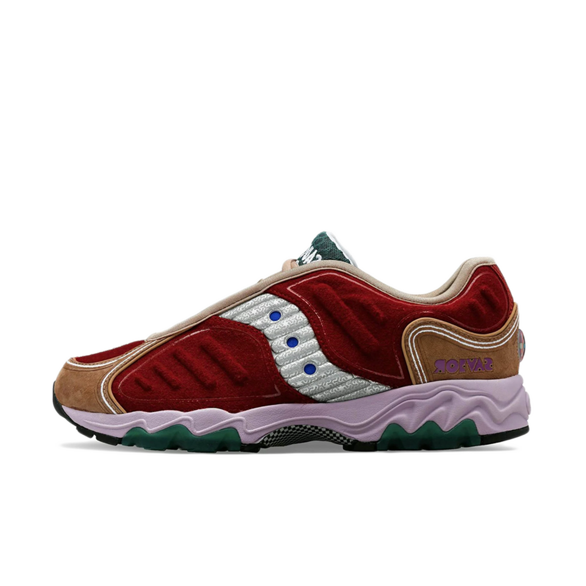 Jae Tips x Saucony Matrix 'Burgundy'