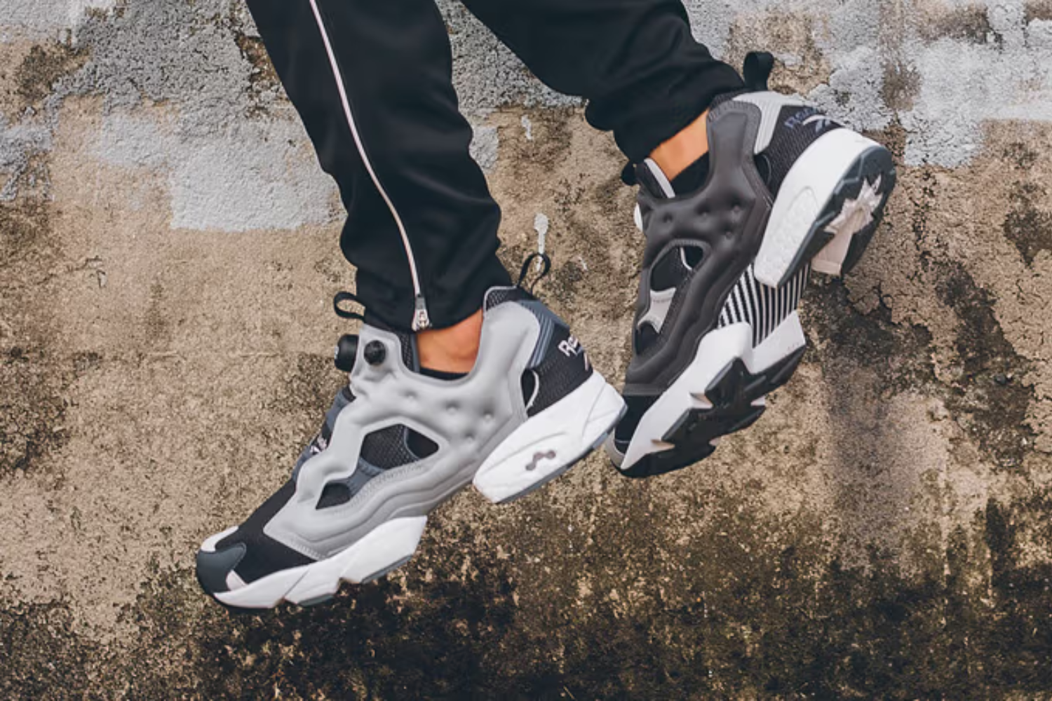 grey reebok instapump fury