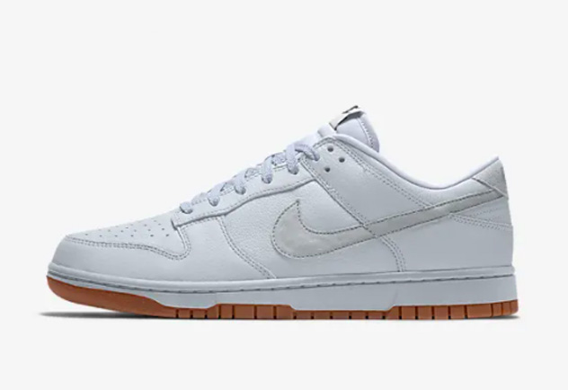 nike by you nike dunk low white