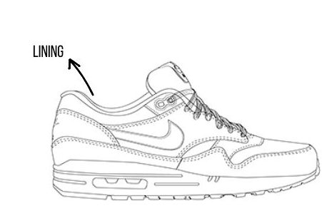 lining sneaker