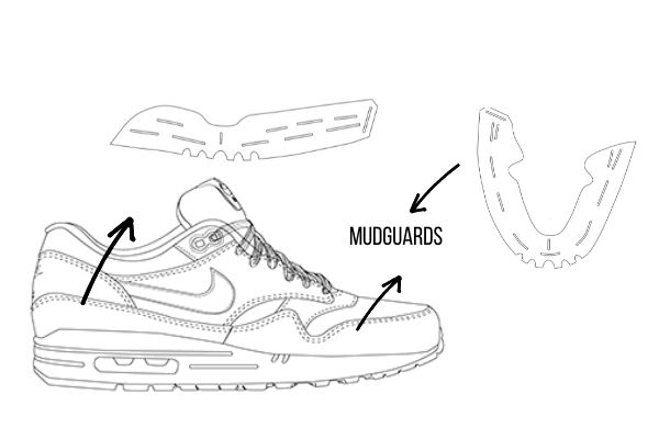 mudguard sneaker