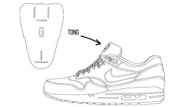 tong sneaker