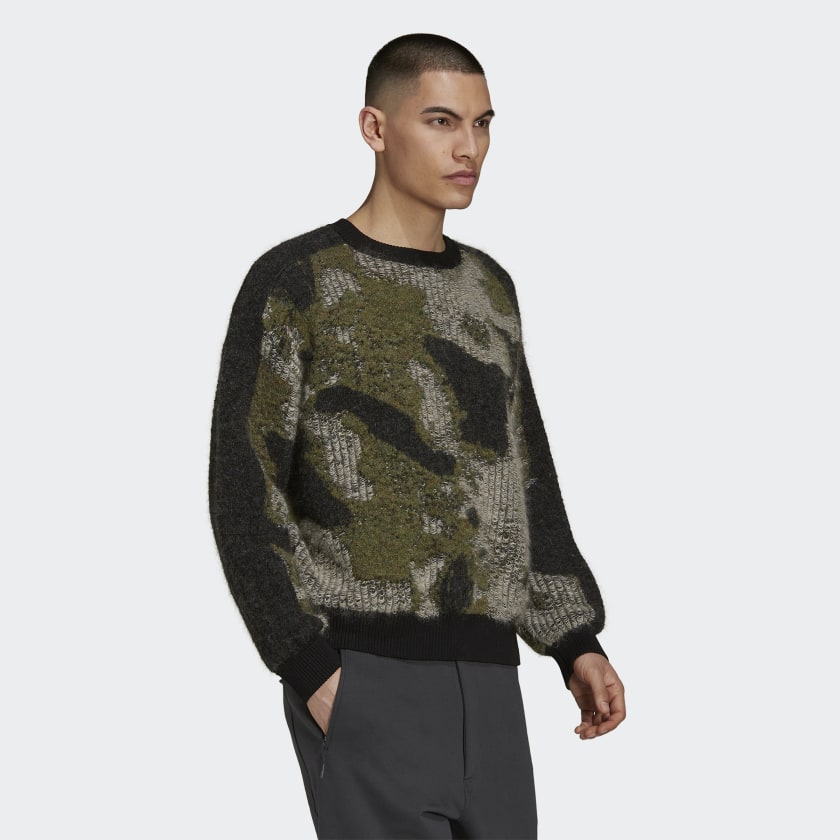 adidas Y-3 Camo Knit Sweater