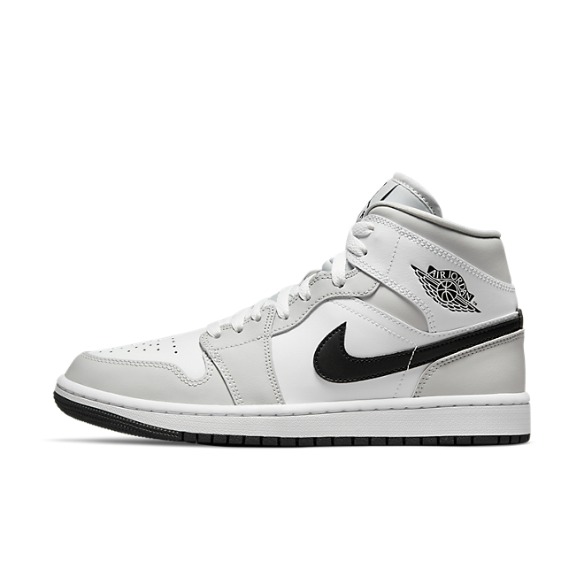 Air Jordan 1 Mid WMNS 'Light Smoke Grey'