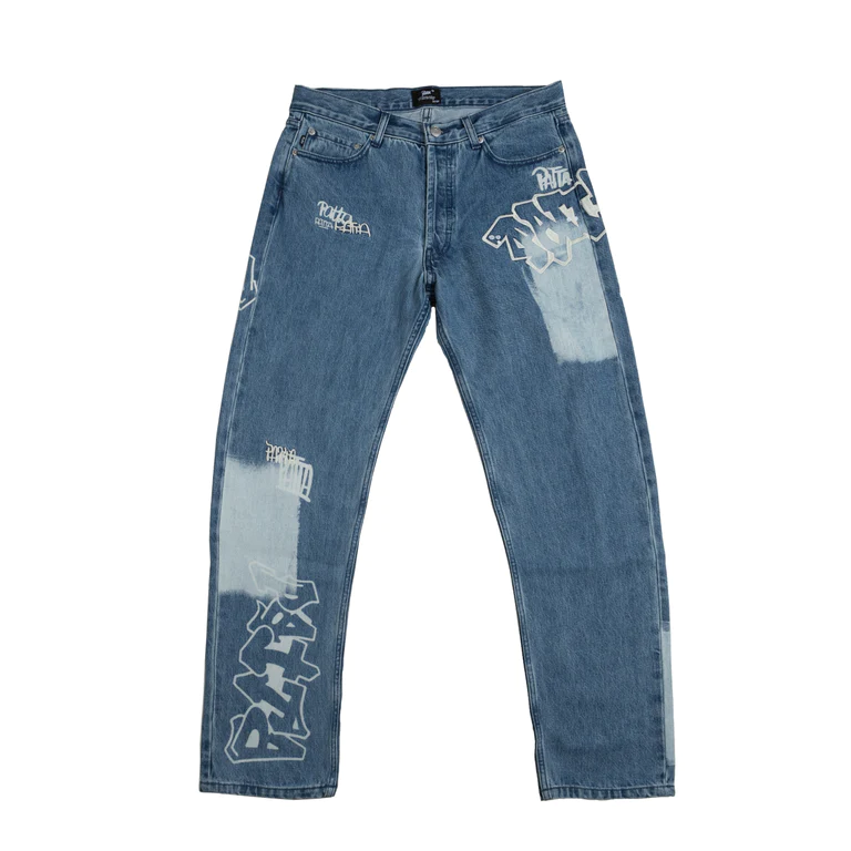 PATTA GRAFFITI DENIM PANTS