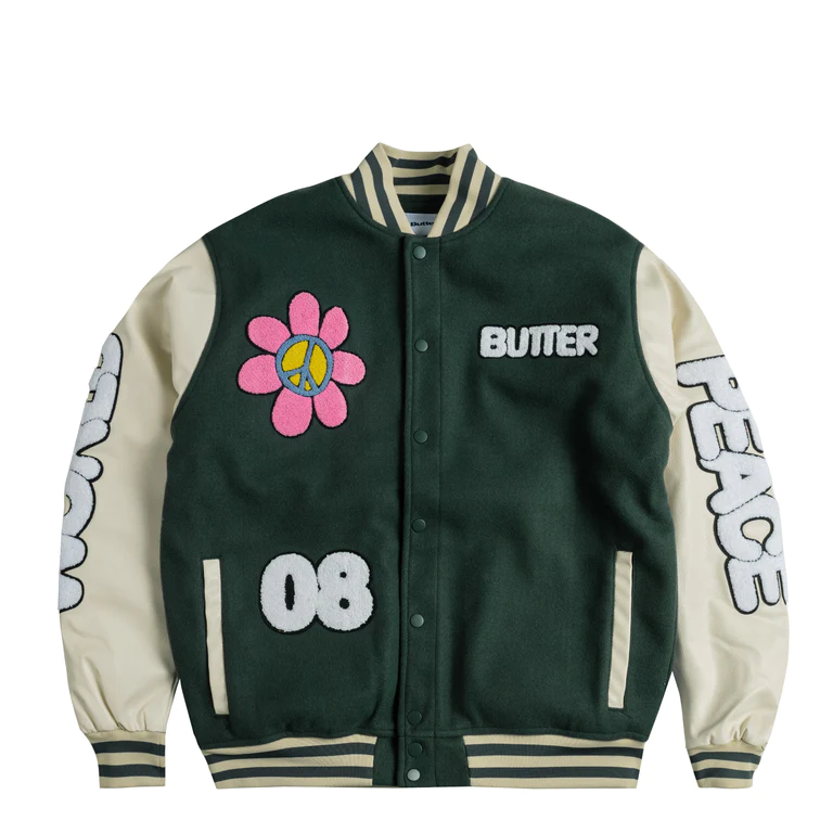 Butter Goods World Peace Varsity Jacket 