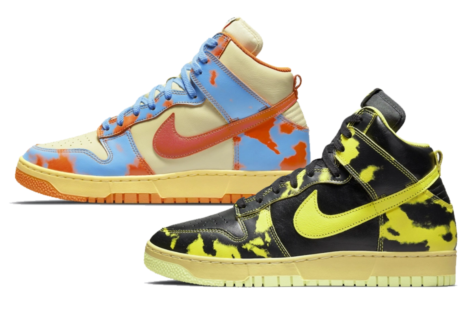 Nike Dunk High 'Acid Wash' Pack | DD9404-800 & DD9404-001