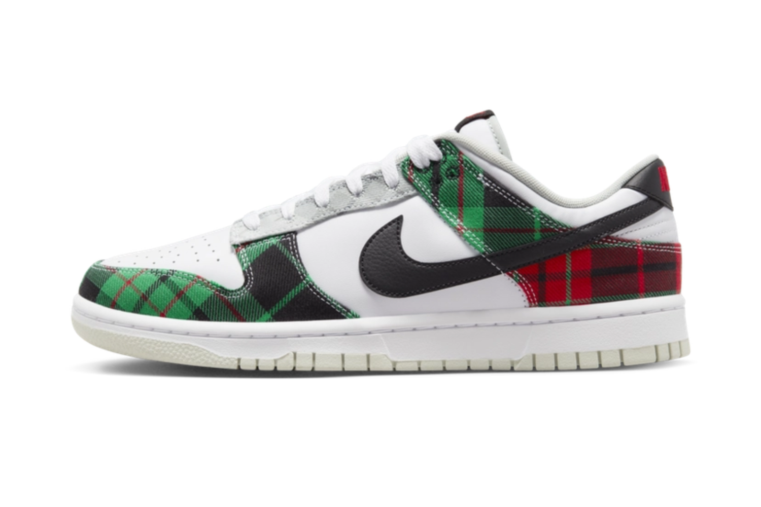 Nike Dunk Low 'White' - Plaid Pack | DV0827-100