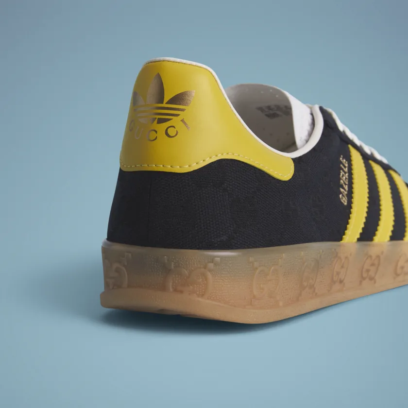 adidas x Gucci Gazelle 'Core Black' details
