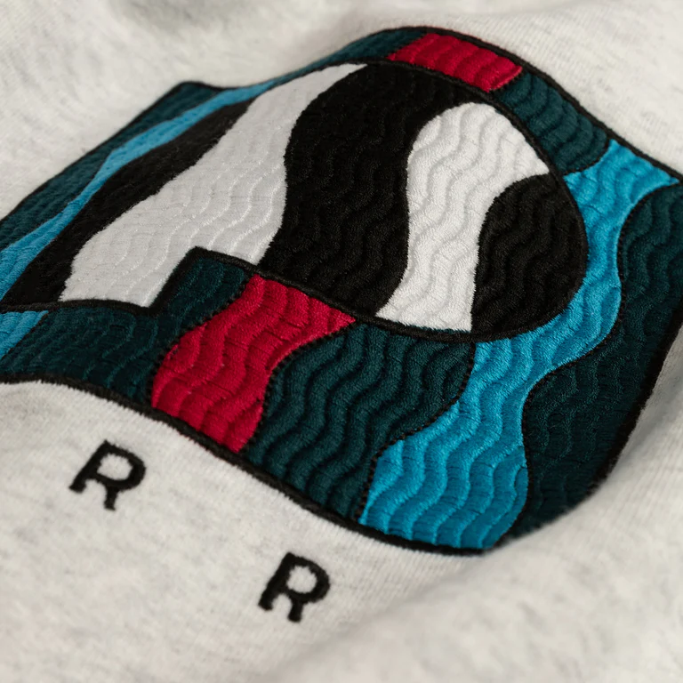 BY PARRA ZEBRA STRIPED P HOODED SWEATSHIRT