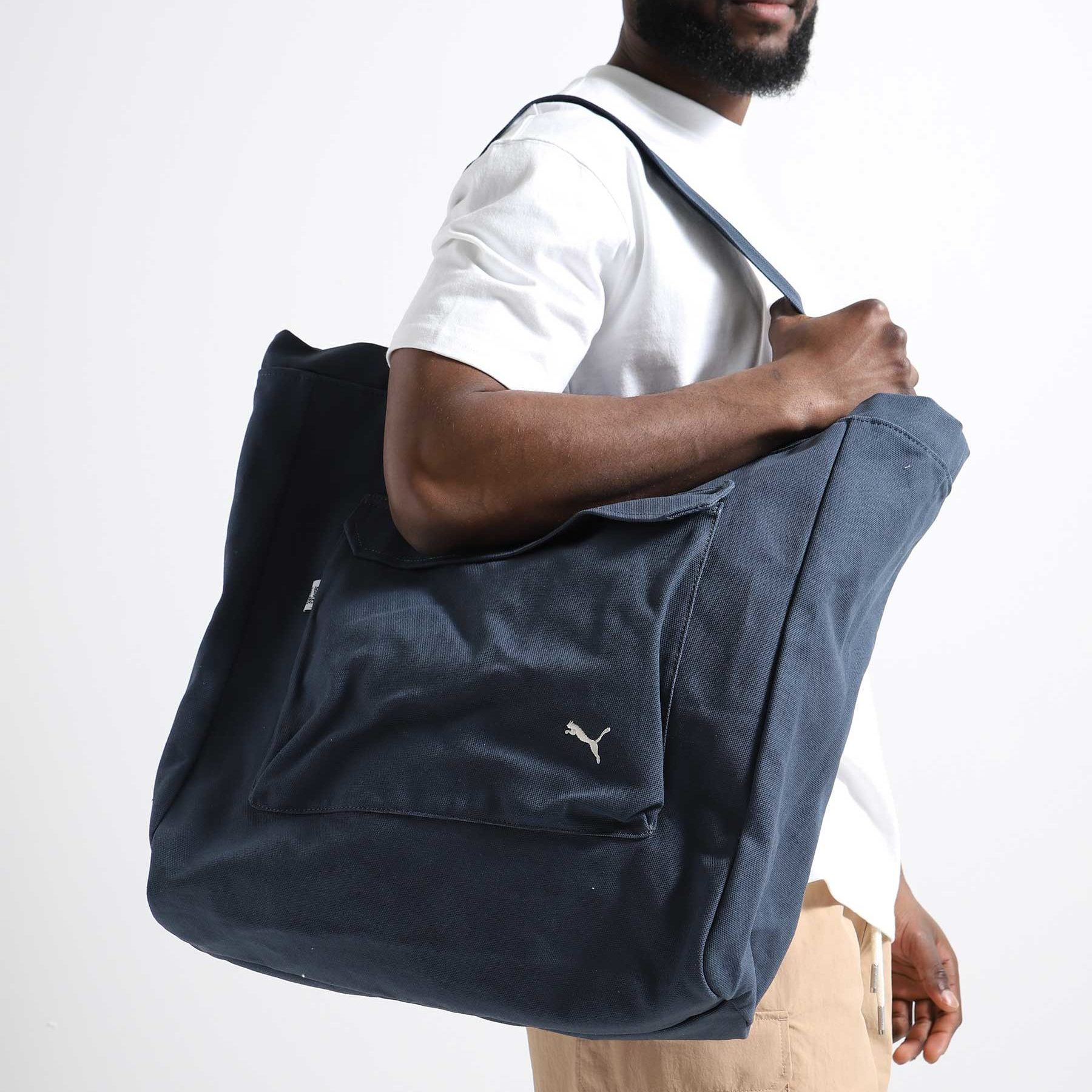 PUMA MMQ Large Tote Bag Dark Night