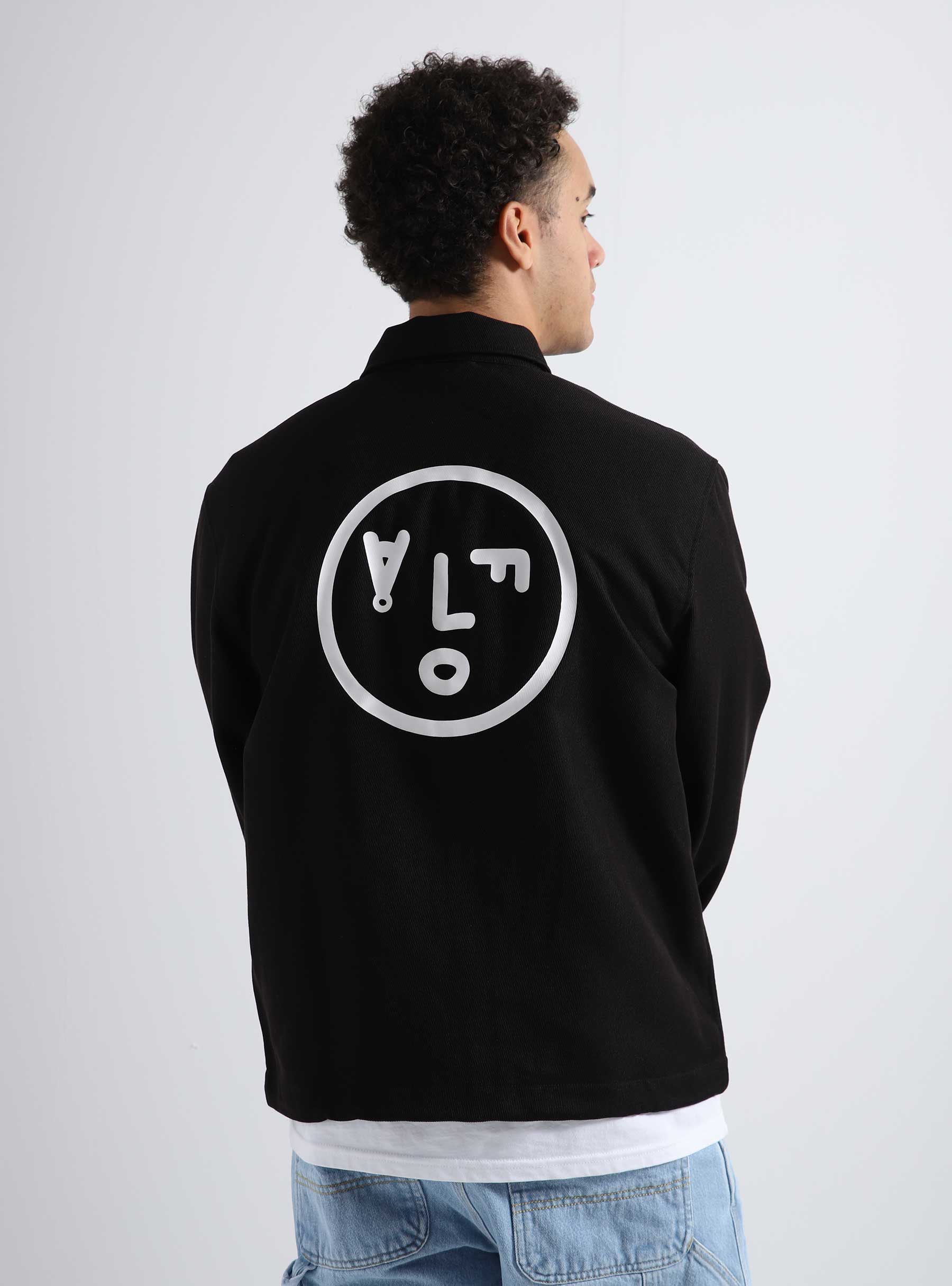 Olaf Coach Jacket Black achterkant