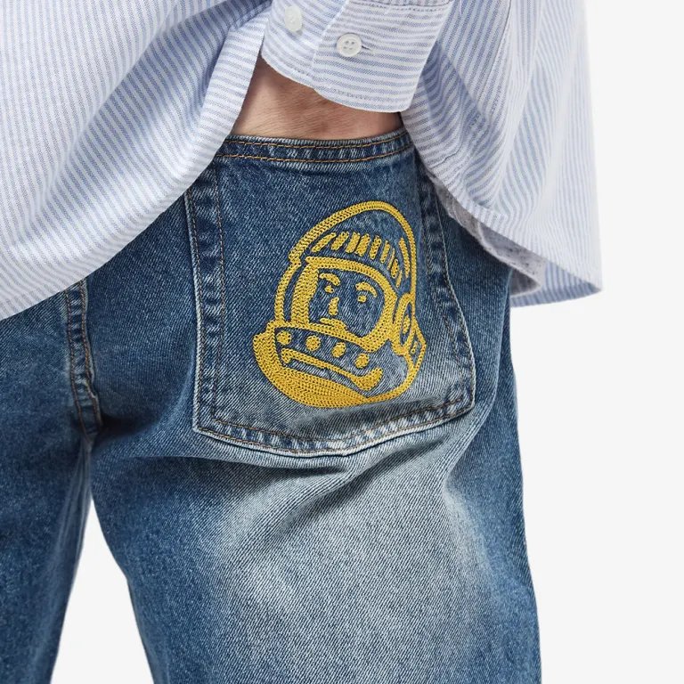 BILLIONAIRE BOYS CLUB EMBROIDERED ASTRO JEANS
