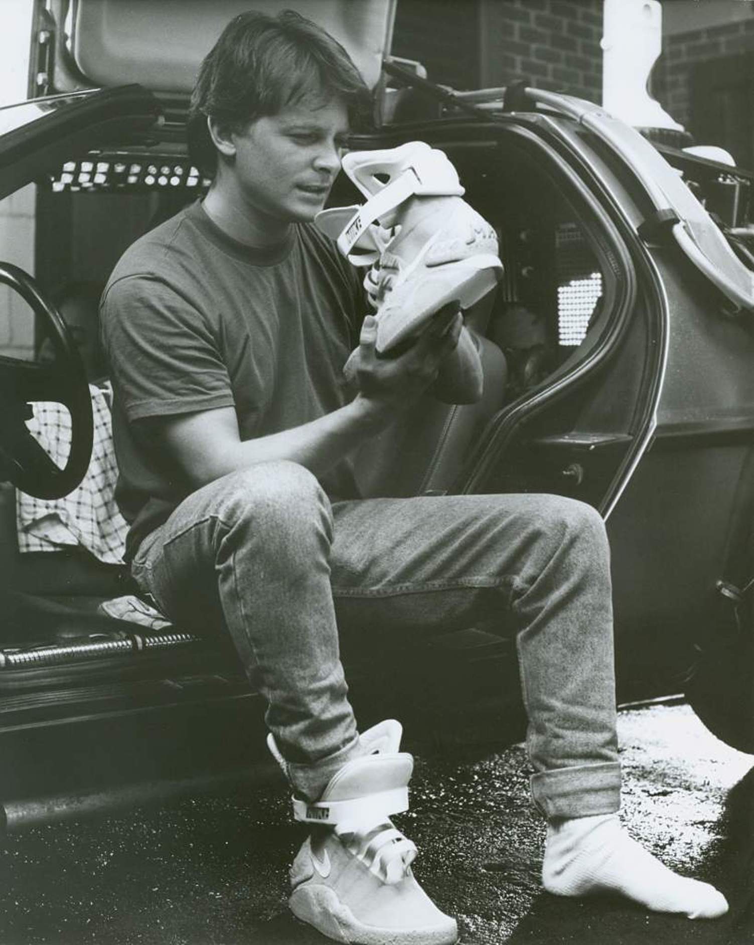 Marty McFly and the Nike Air Mags 