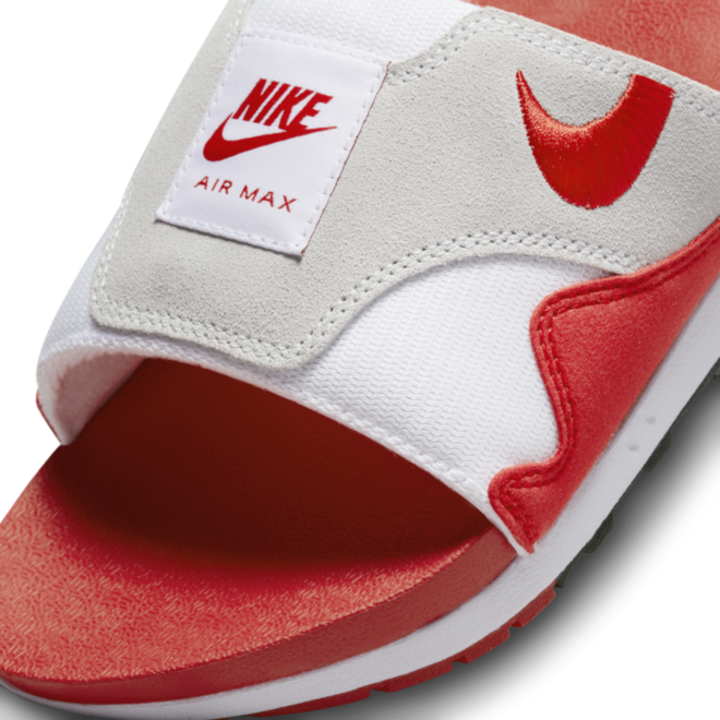 Comfortabele slides Nike Air Max 1 Slide Sports Red